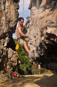 sean ogle rock climbing in thailand
