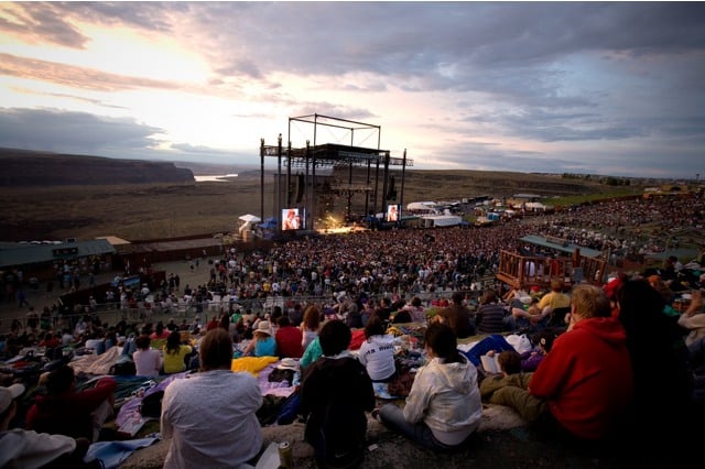 The Gorge Amphitheater during the Sasquatch Music Festival
