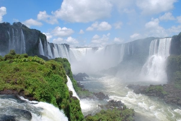 From the Brazilian Side of Iguassu Falls