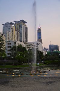 The park in Bangkok where I run