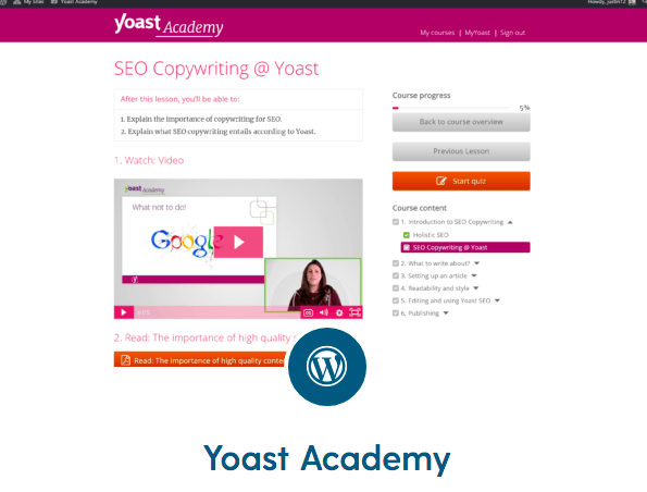 yoast academy