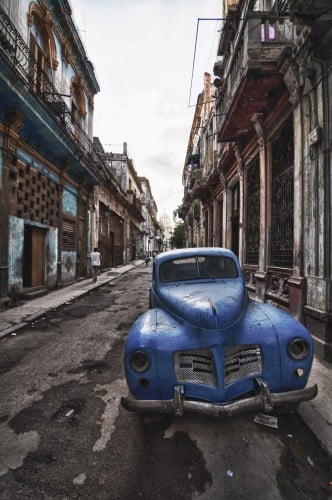 Old Car in Havana, Cuba
