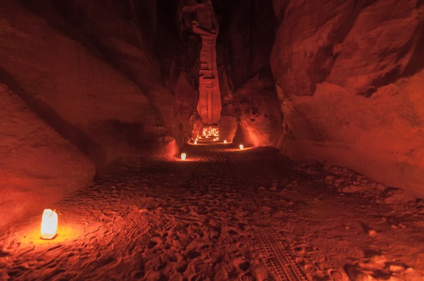 Petra at Night