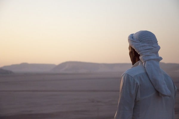 Bedouin Man at Sunrise 