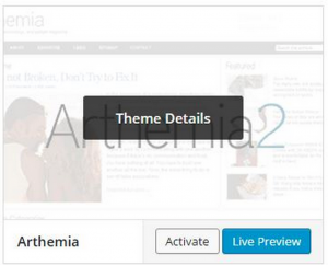 Wordpress Theme Selection