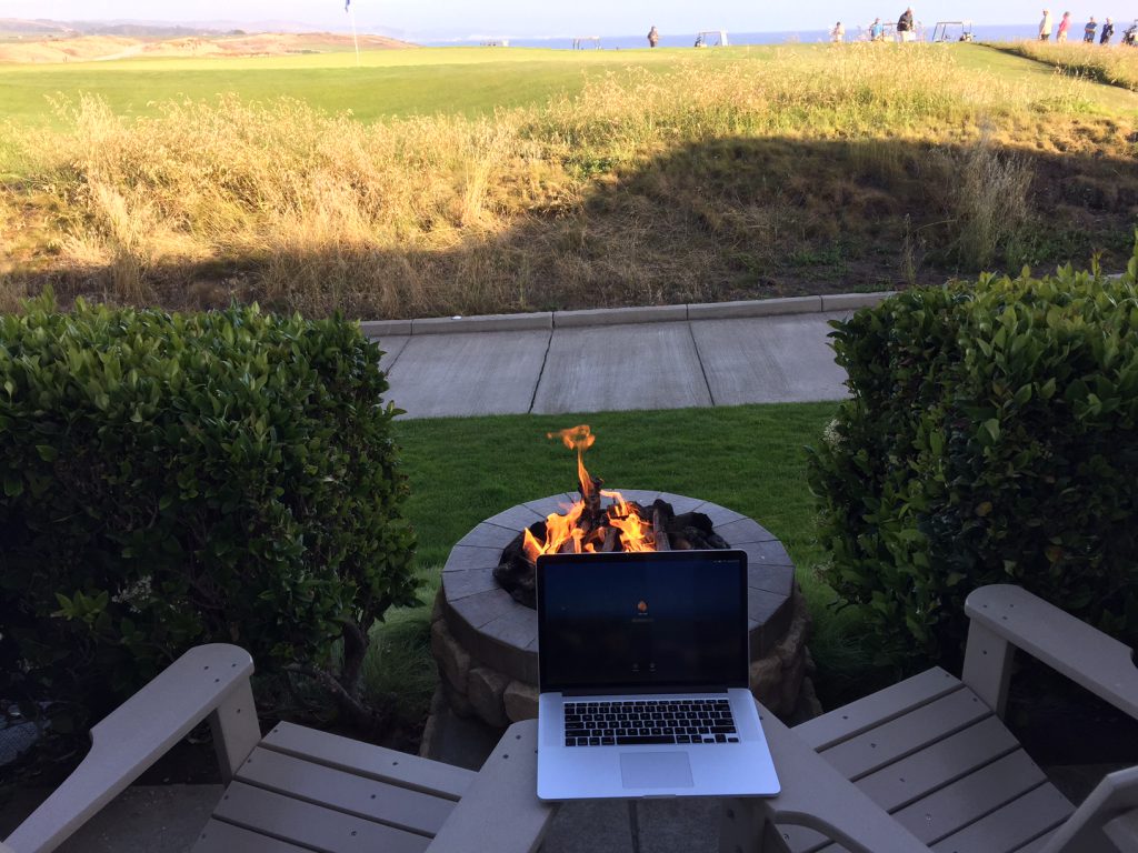 Ritz Carlton Halfmoon Bay Fireside Room