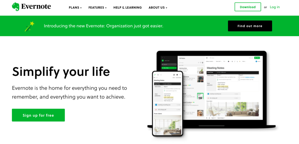 remote productivity tools evernote