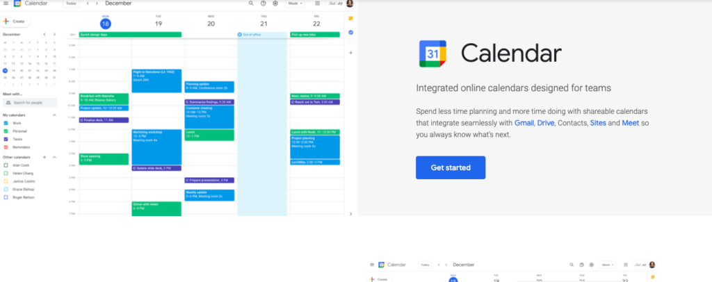 google calendar