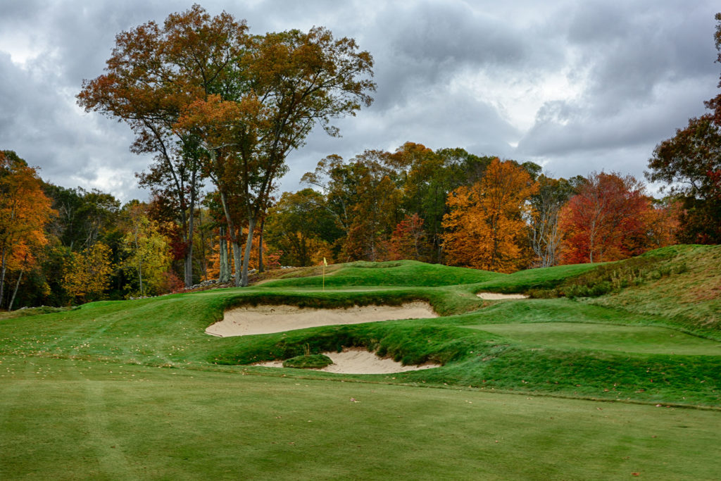 The 16th hole at Boston Golf Club