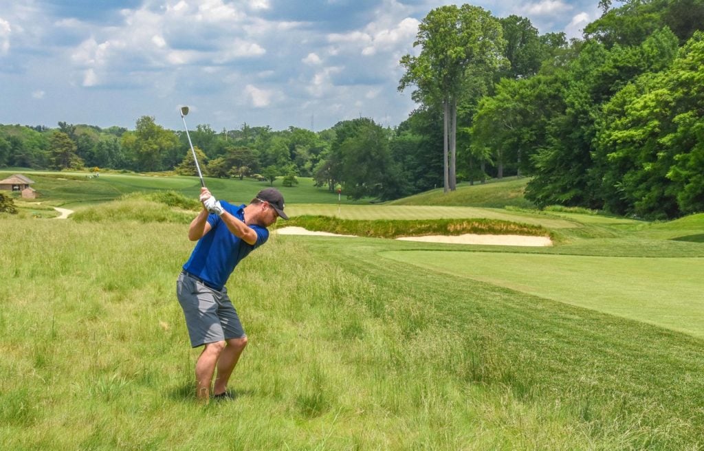 The 8th hole at Merion Golf Club