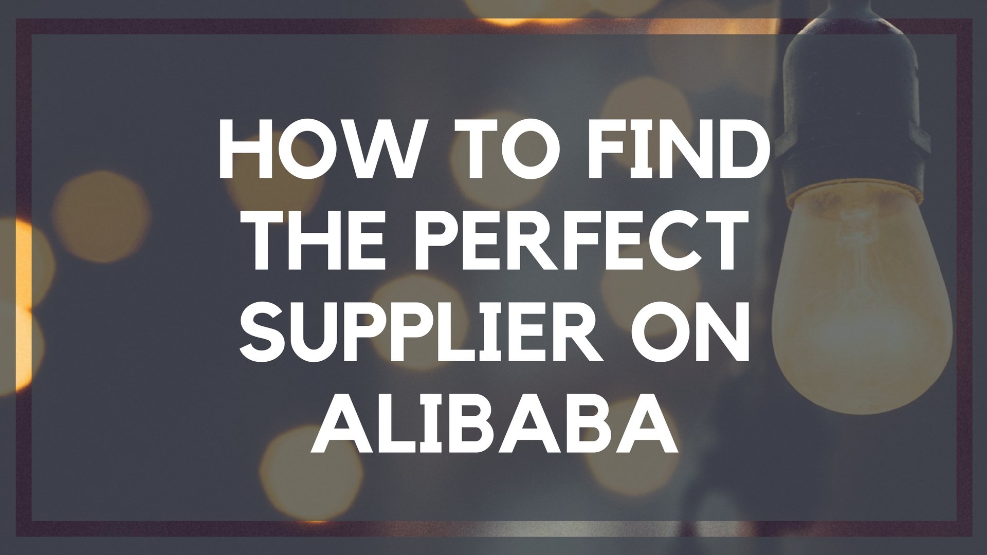 How to Find High Quality Suppliers on Alibaba