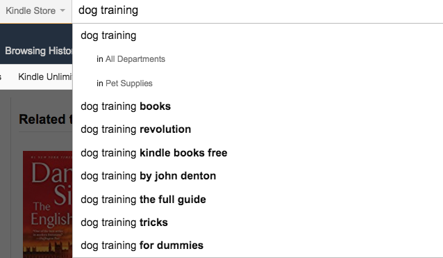 dog training kindle publishing