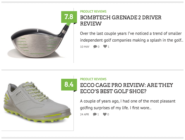 A look at the review system on Breaking Eighty.