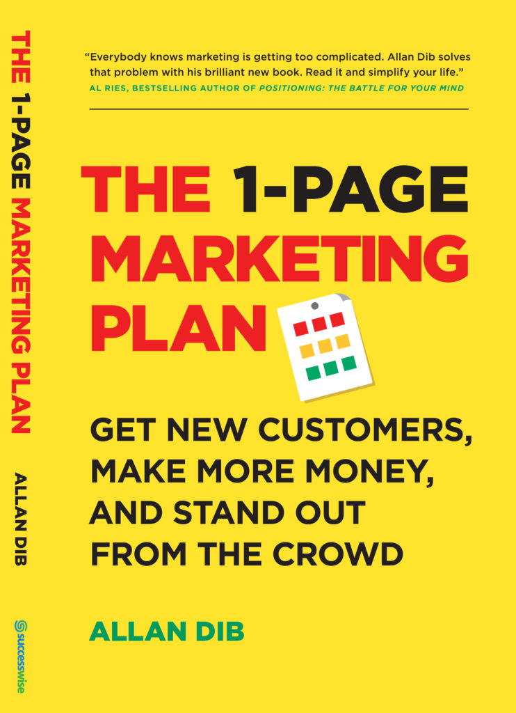 self help books business books 1 page marketing plan