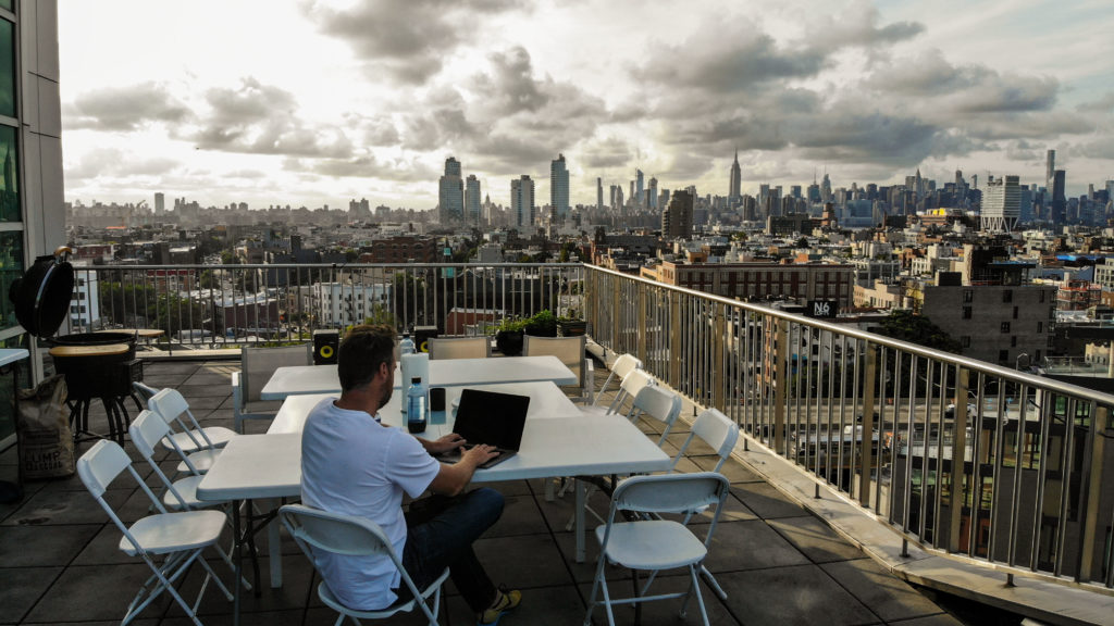 Sean Ogle of Location Rebel working in New York City