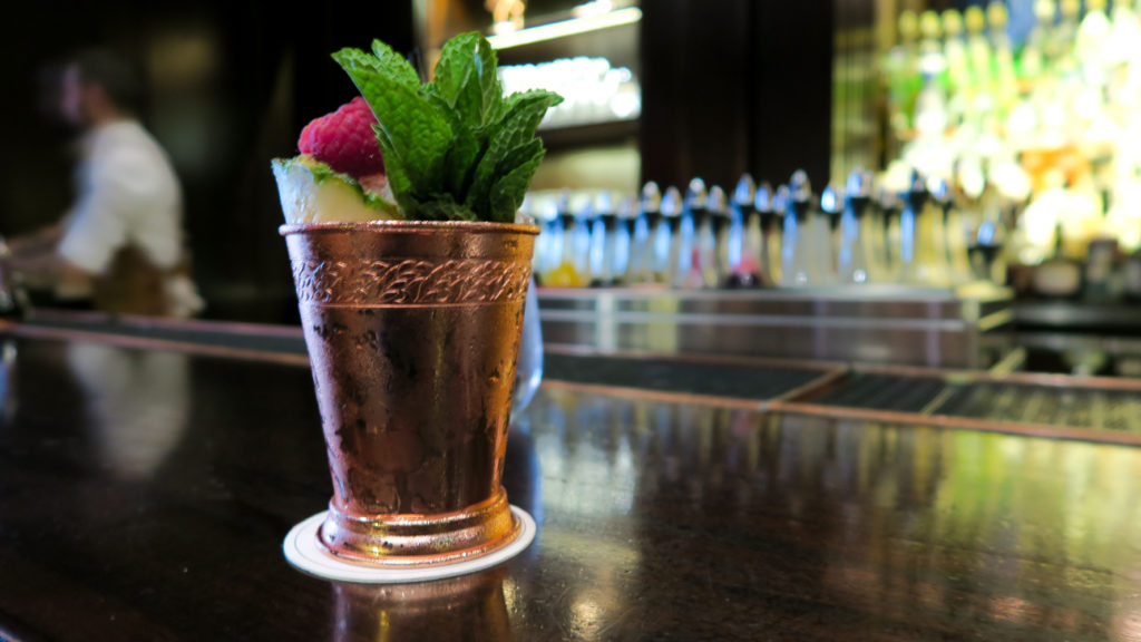 A cocktail at the Nomad Bar in New York City