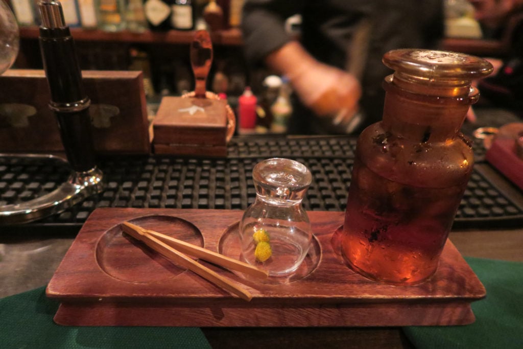 A cocktail at Nottingham Forest in Milan, Italy.