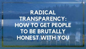 Radical Transparency