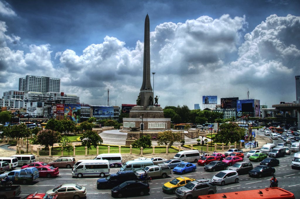 Victory Monument in Bangkok, Thailand