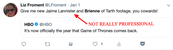 professional twitter