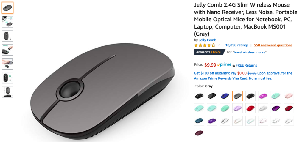 gifts for writers wireless mouse