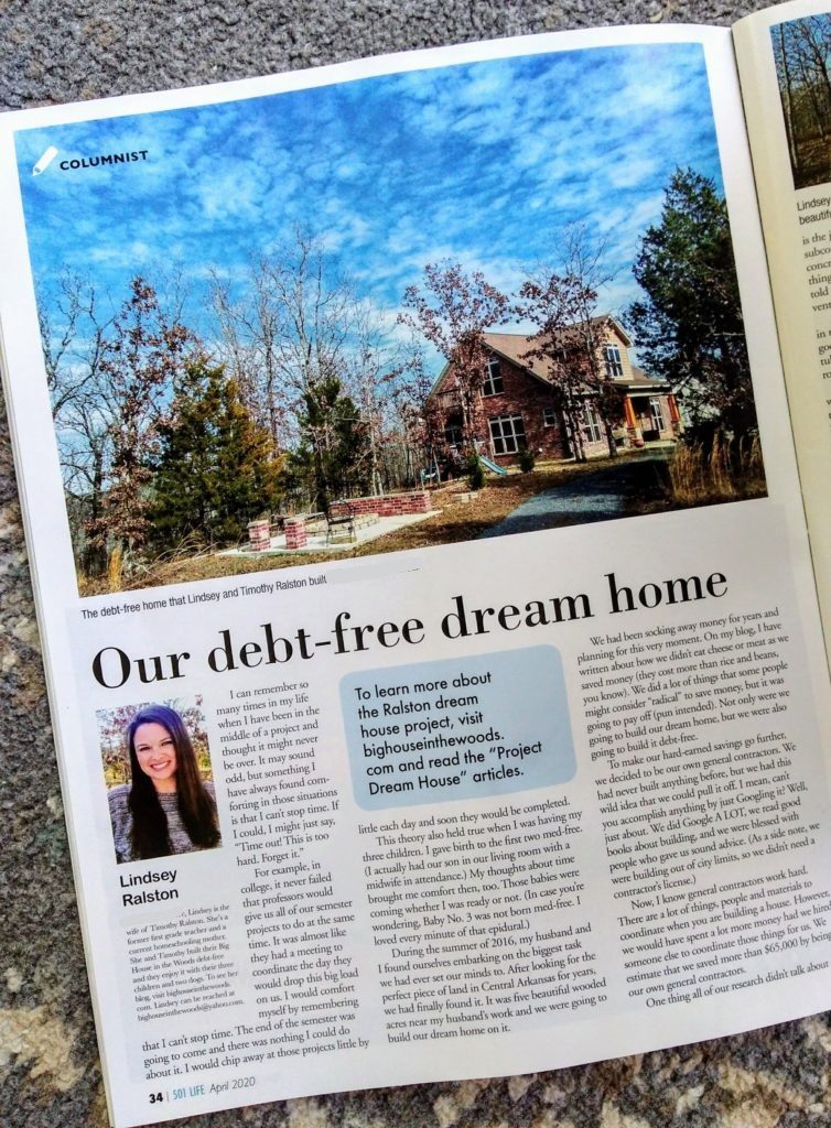 Big House in the Woods magazine article