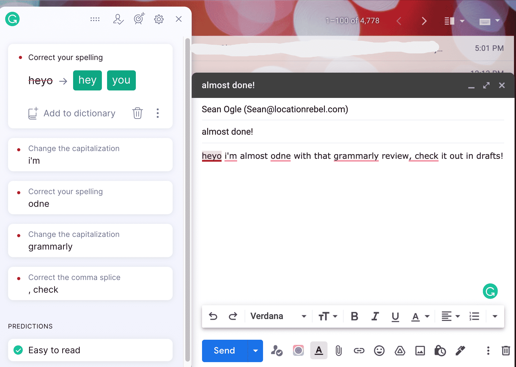 Grammarly is an AI tool for freelance writers.